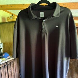 Men's Black Callaway Golf Polo XXL